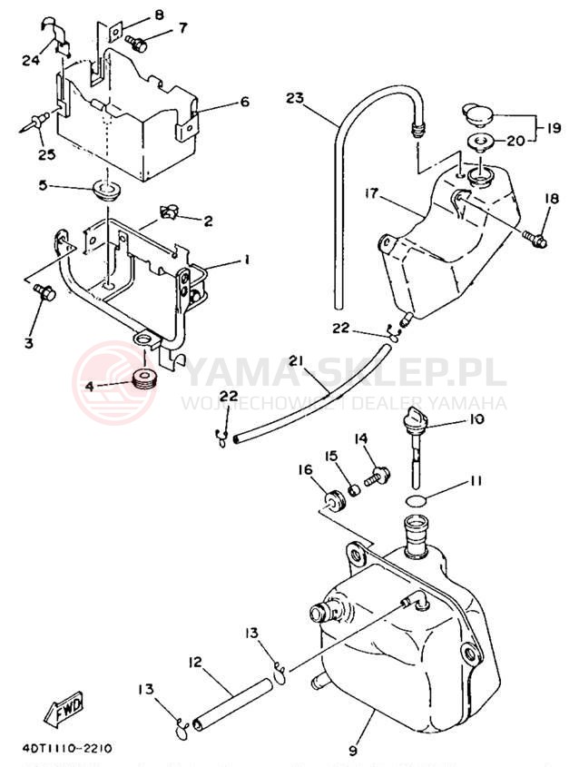 Schemat "Miska olejowa" do Yamaha TDM850 TDM850E/TDM850EC