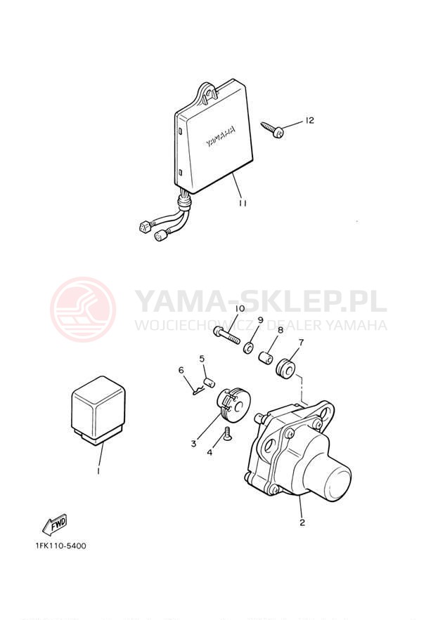 Schemat "Układ zapłonowy" do Yamaha V-MAX VMX12R/VMX12RC