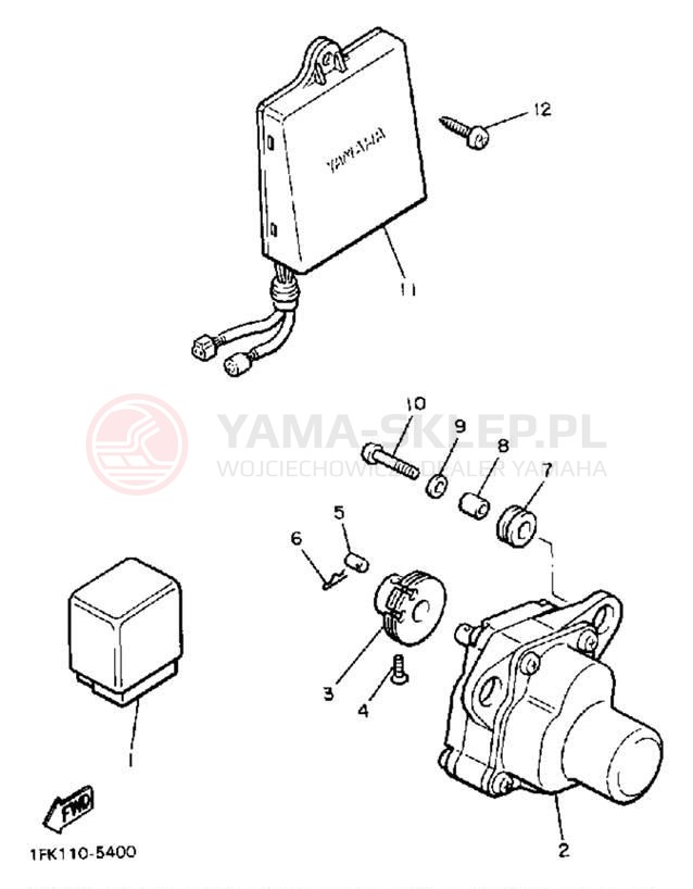 Schemat "sterownik" do Yamaha V-MAX 1200 VMX12U/VMX12UC