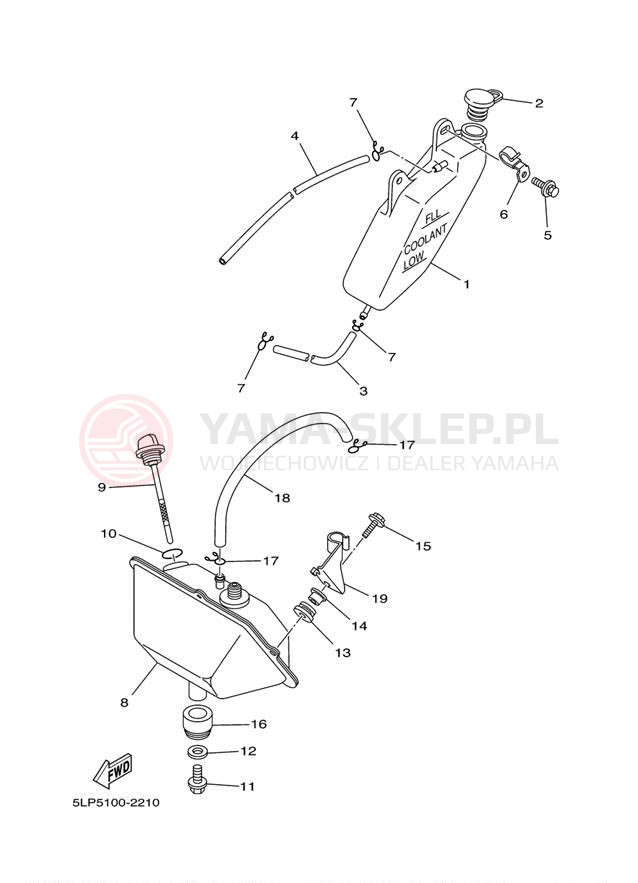 Schemat "Miska olejowa" do Yamaha 660R RAPTOR YFM660RT