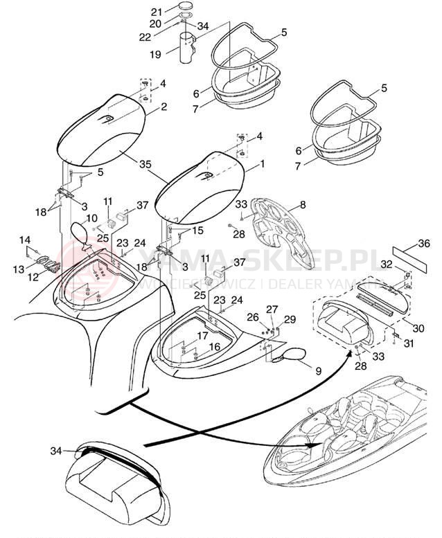 Schemat "HELM" do Yamaha LX2000 LST1200A