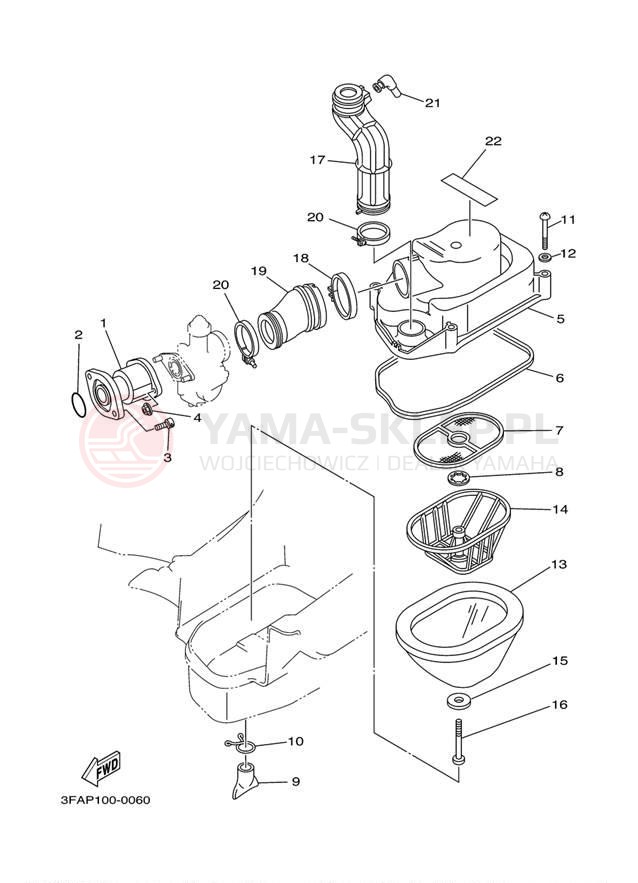 Schemat "Wtrysk paliwa" do Yamaha BREEZE YFA1S/YFA1SC