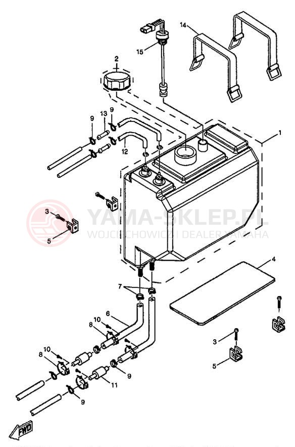 Schemat "Miska olejowa" do Yamaha XR1800 XRT1200Y
