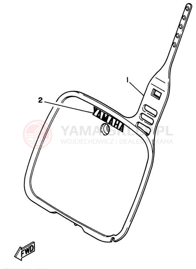 Schemat "elementy nadwozia" do Yamaha RT180H