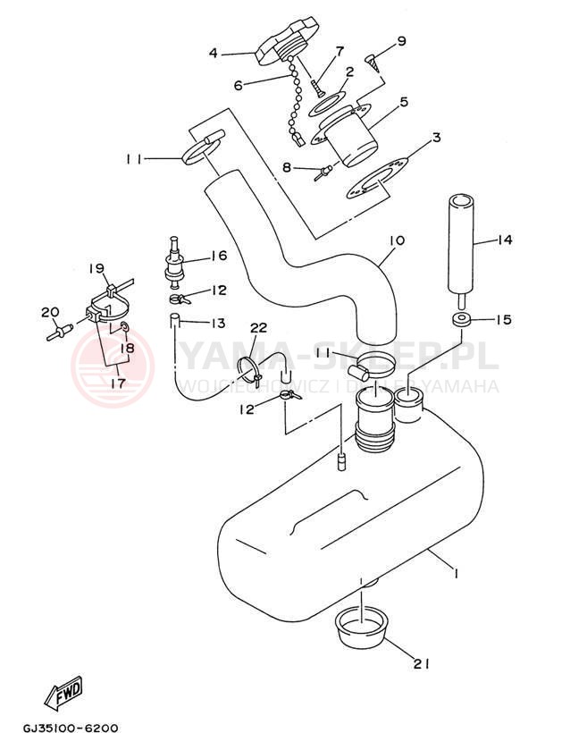 Schemat "Miska olejowa" do Yamaha WAVE VENTURE 700 WVT700U