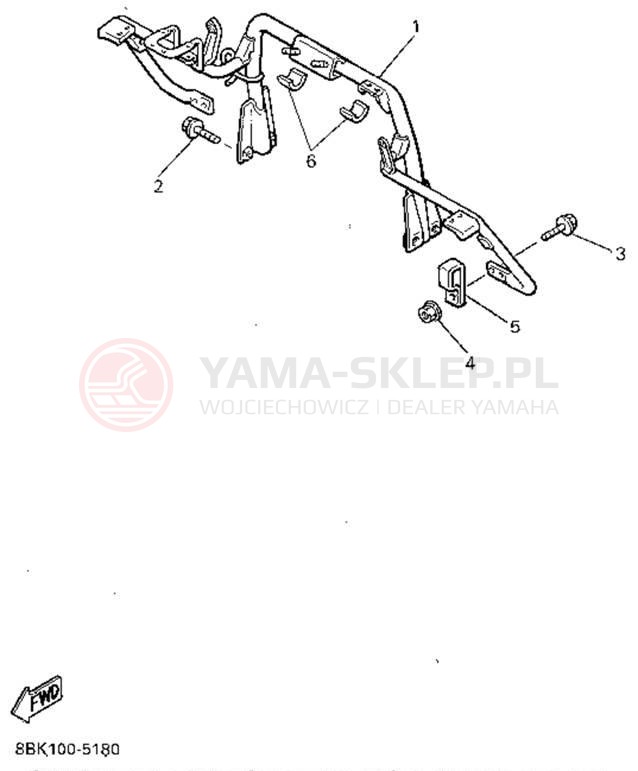 Schemat "STEERING GATE" do Yamaha VENTURE XL VT480V
