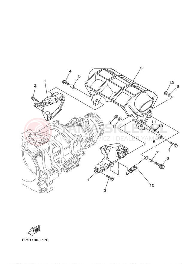 Schemat "JET UNIT" do Yamaha FX CRUISER HO FB1800AM