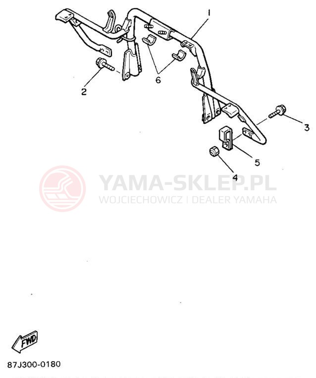 Schemat "STEERING GATE" do Yamaha PHAZER II PZ480V