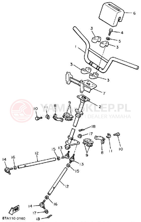 Schemat "Półki zawieszenia" do Yamaha SNOSPORT (ELEC START) SV125EP
