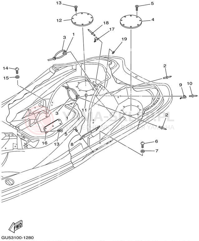 Schemat "STERN LOCKER" do Yamaha SV1200/SV1200/SV1200Z