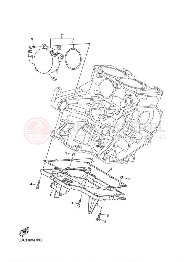 Schemat "Filtr oleju" do Yamaha PHAZER RTX PZ50RTYO/PZ50RTYW