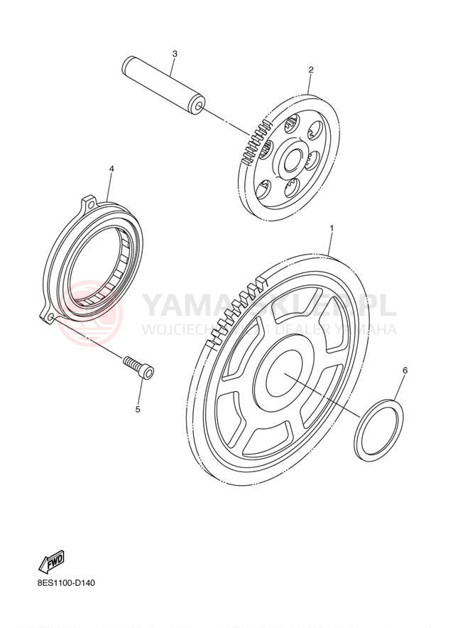 Schemat "rozrusznik" do Yamaha RS Vector RS90K