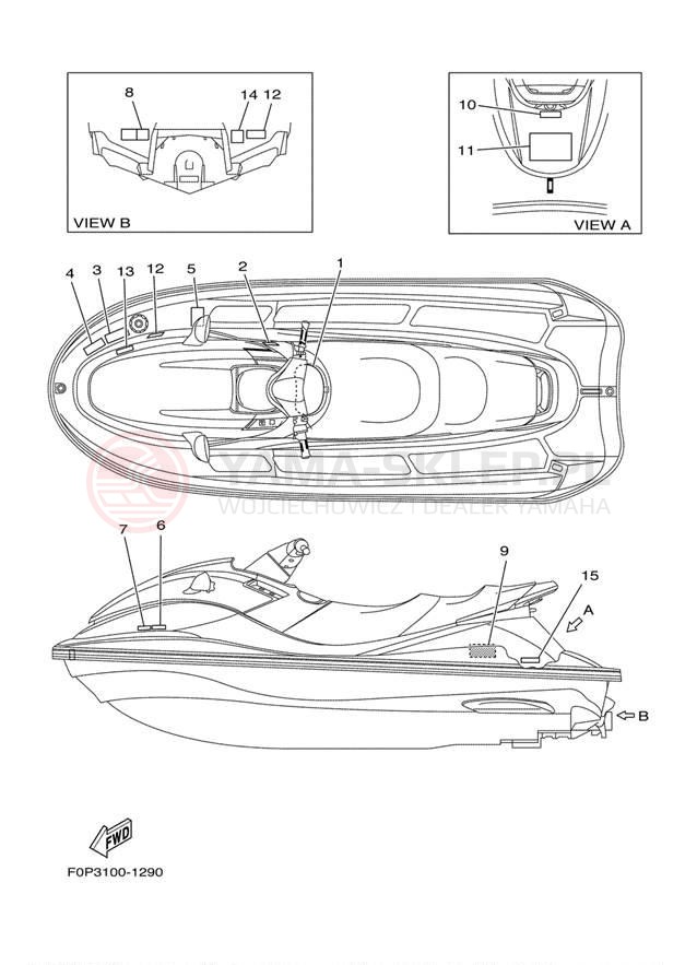 Schemat "naklejki" do Yamaha XL800 XA800Z