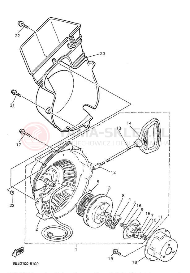 Schemat "rozrusznik" do Yamaha OVATION LE CS340EA