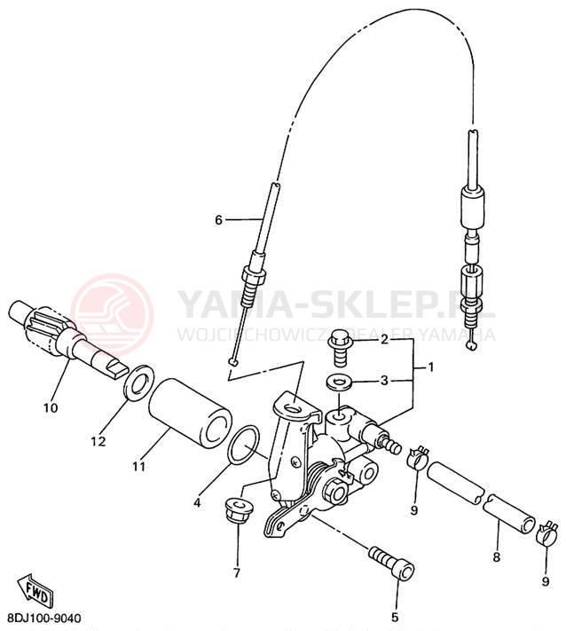 Schemat "Pompa olejowa" do Yamaha PHAZER 500 PZ500C