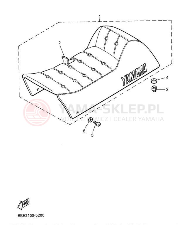 Schemat "siedzenie" do Yamaha OVATION LE CS340EA