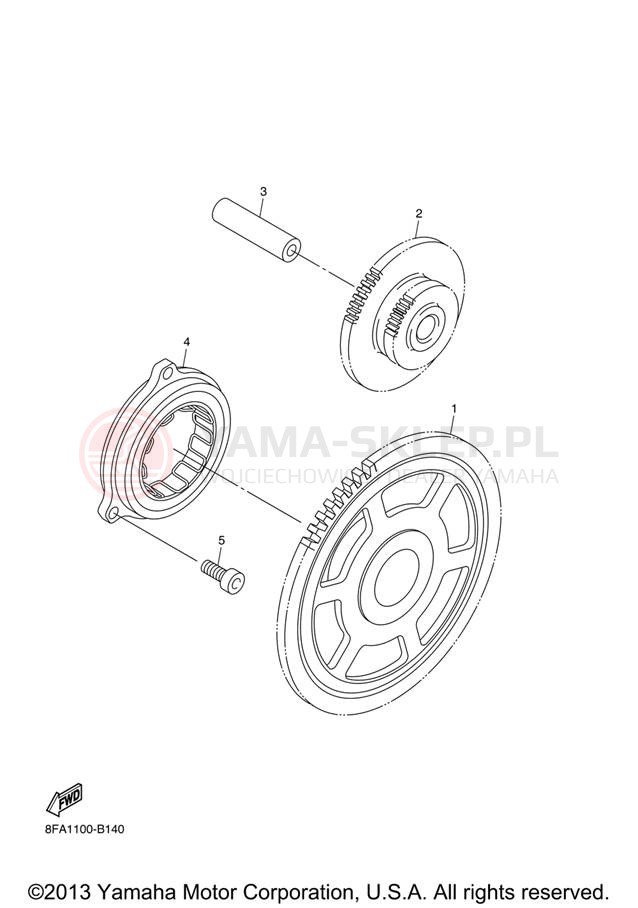 Schemat "rozrusznik" do Yamaha APEX LTX RX10LTXB