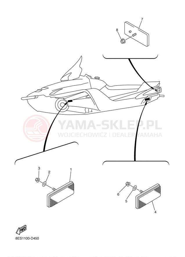 Schemat "układ elektryczny" do Yamaha RAGE RSG90L