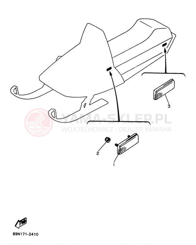 Schemat "układ elektryczny" do Yamaha VK540 II VK540EA