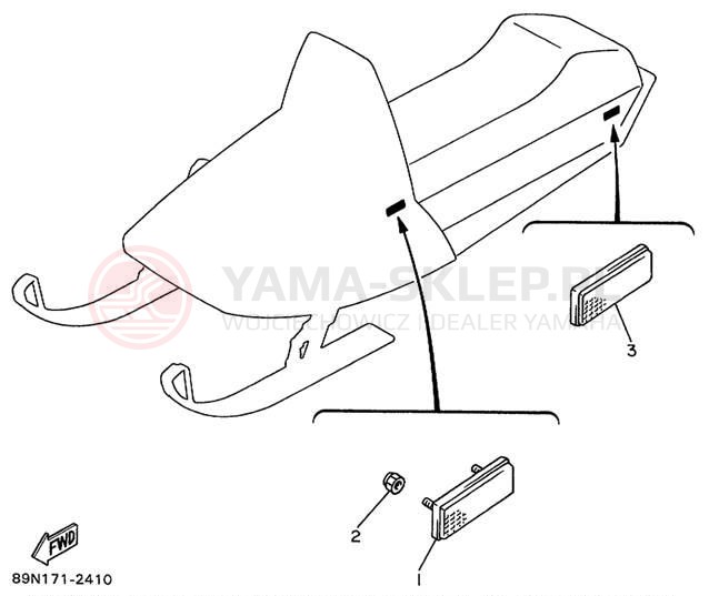 Schemat "układ elektryczny" do Yamaha VK540 III VK540EC