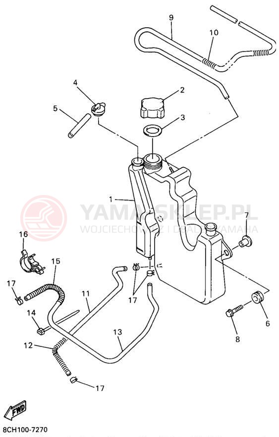 Schemat "Miska olejowa" do Yamaha MOUNTAIN MAX 700 MM700A/MM600A