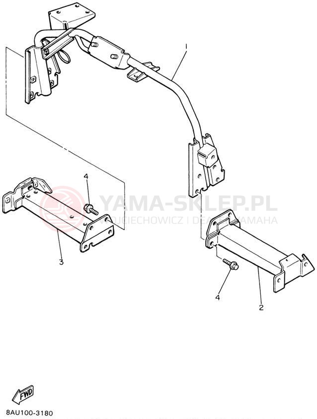 Schemat "STEERING GATE" do Yamaha VK540 III VK540EG