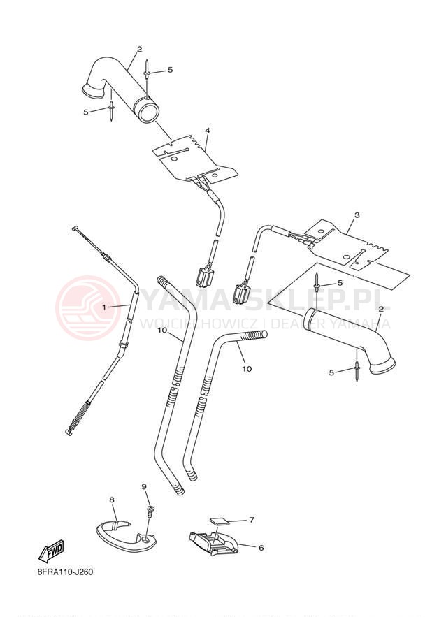 Schemat "Układ chlodzenia" do Yamaha APEX SE RX10PSAB/RX10PSAL