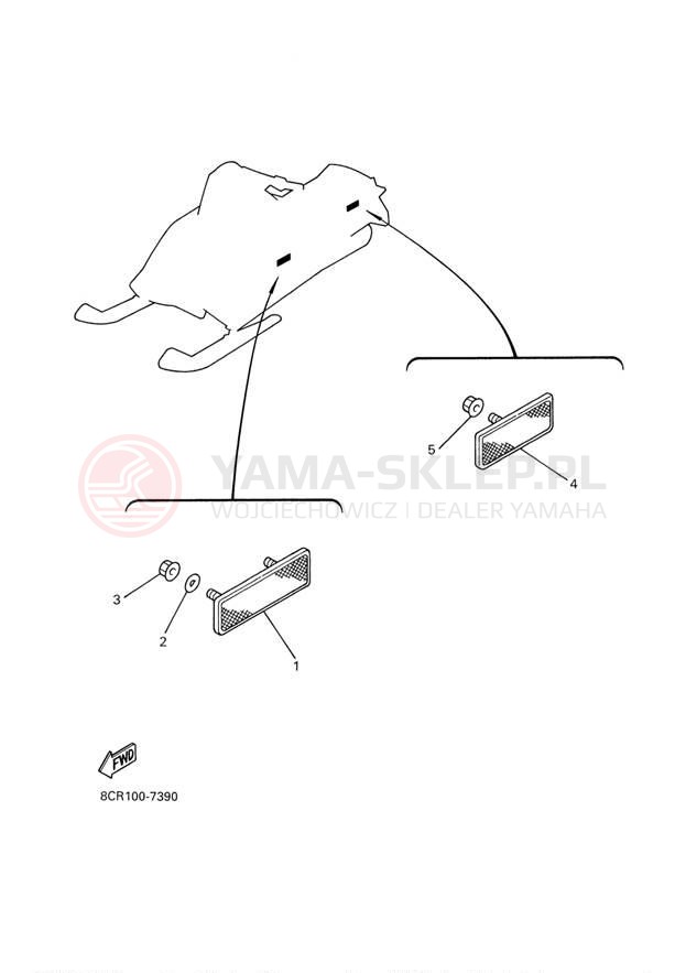 Schemat "układ elektryczny" do Yamaha PHAZER 500 PZ500F