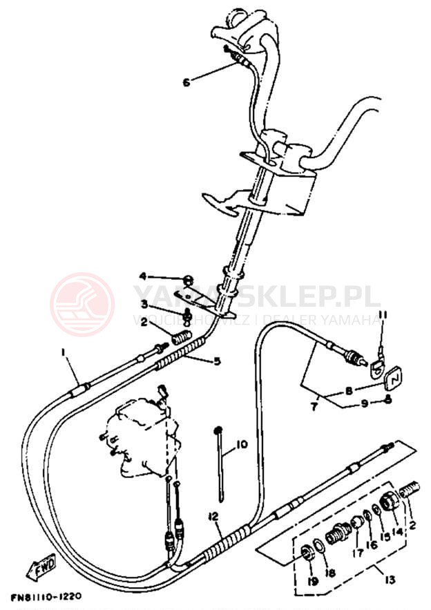 Schemat "Układ chlodzenia" do Yamaha WRB650Q_62