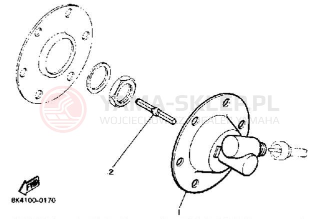 Schemat "licznik" do Yamaha EXCEL III EC340H