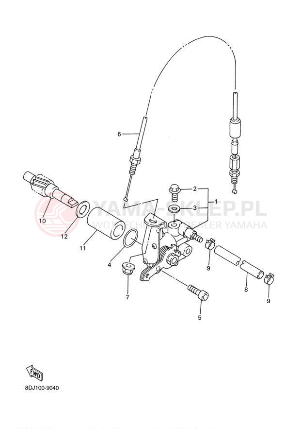 Schemat "Pompa olejowa" do Yamaha PHAZER 500 PZ500F