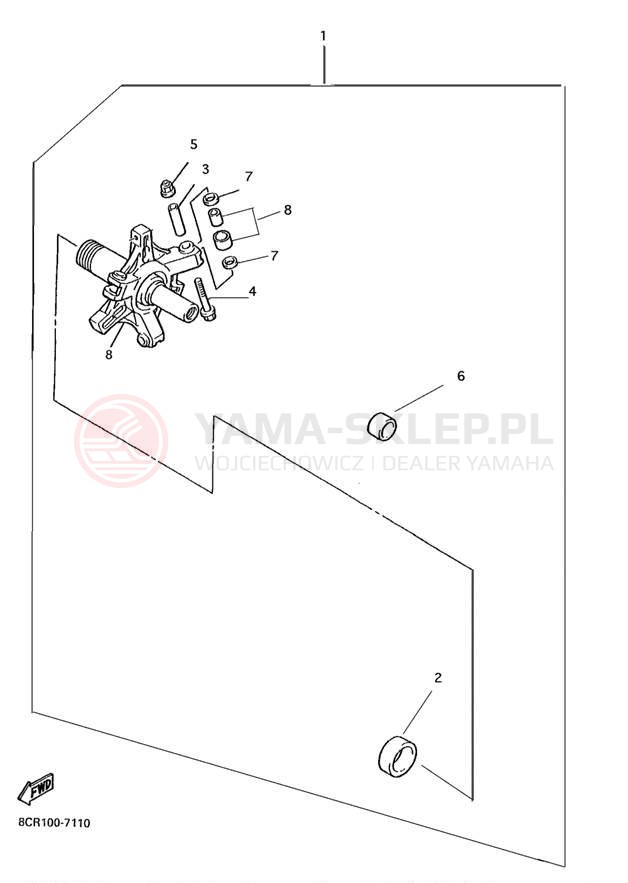 Schemat "Układ napędowy" do Yamaha PHAZER 500 PZ500C