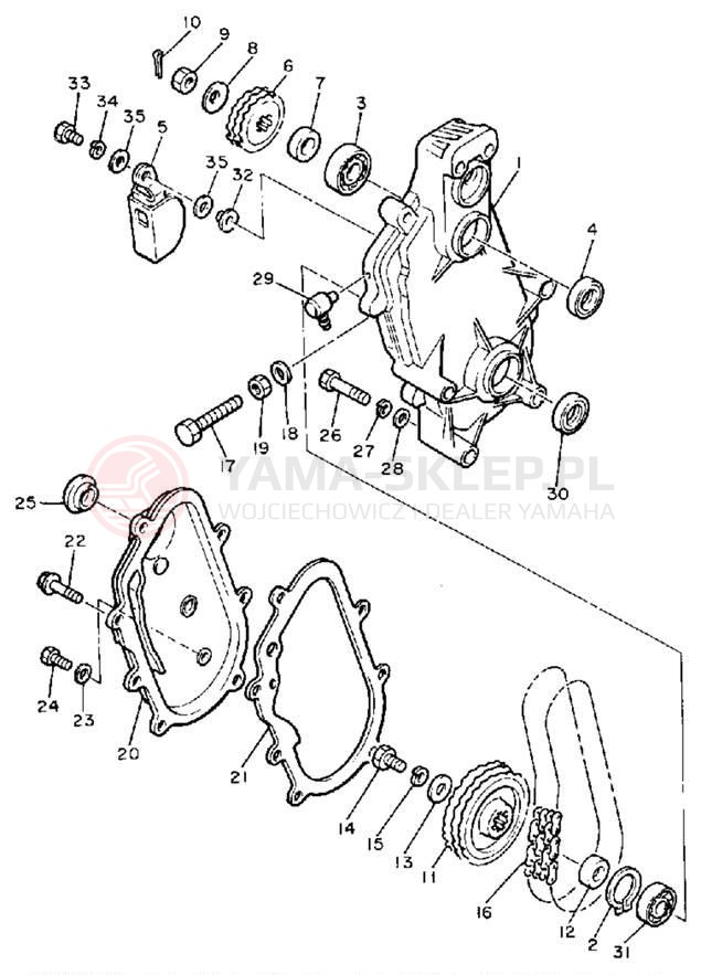 Schemat "Układ napędowy" do Yamaha OVATION LE CS340ES