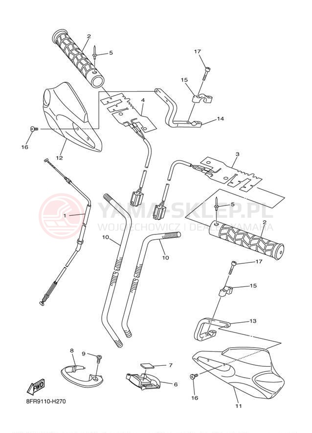 Schemat "Układ chlodzenia" do Yamaha APEX_RTX RX10RTRYB/RX10RYR