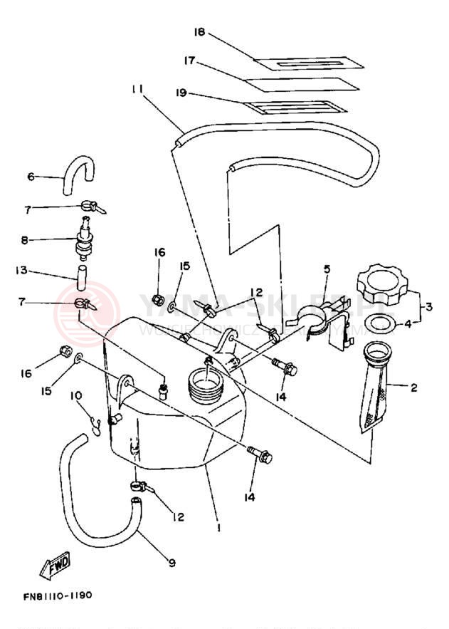 Schemat "Miska olejowa" do Yamaha WRB650P_61