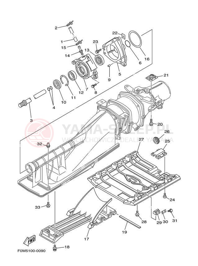 Schemat "JET UNIT" do Yamaha XL700 XL700Y