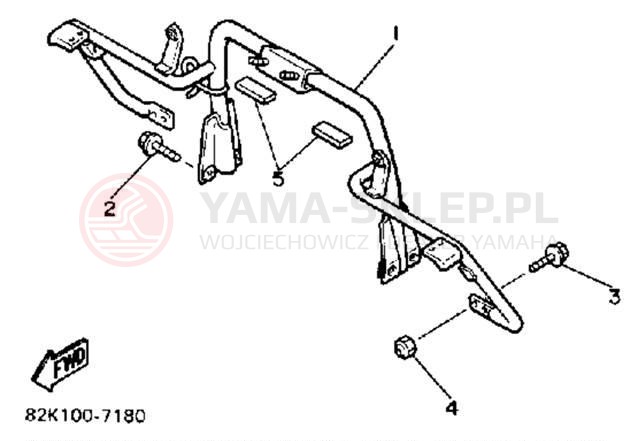 Schemat "STEERING GATE" do Yamaha PHAZER PZ480M