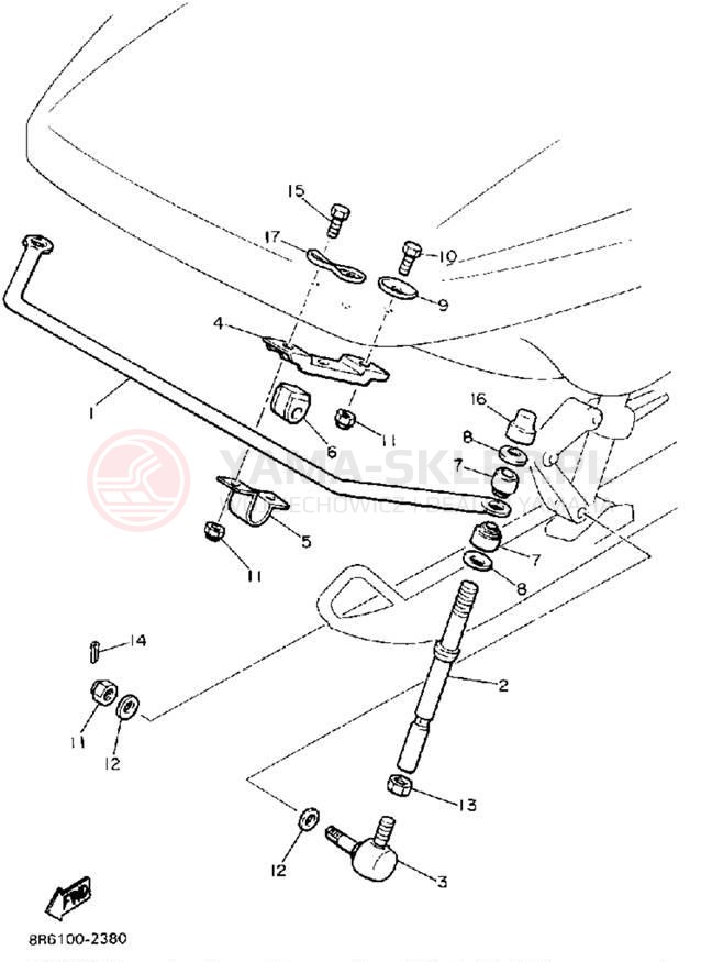 Schemat "STABILIZER KIT" do Yamaha SRV SR540G