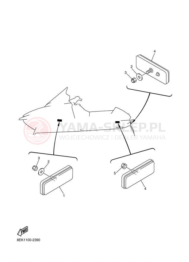 Schemat "układ elektryczny" do Yamaha SX VIPER ER SXV70ERJ