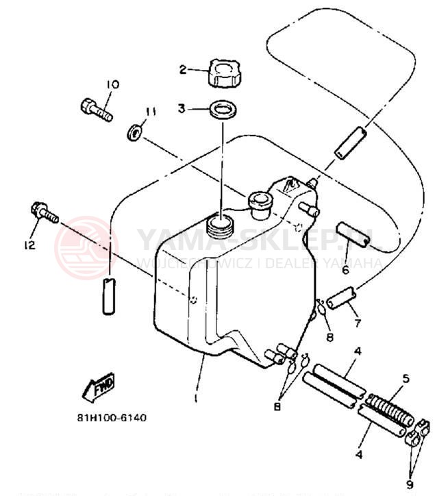 Schemat "Miska olejowa" do Yamaha PHAZER PZ480L