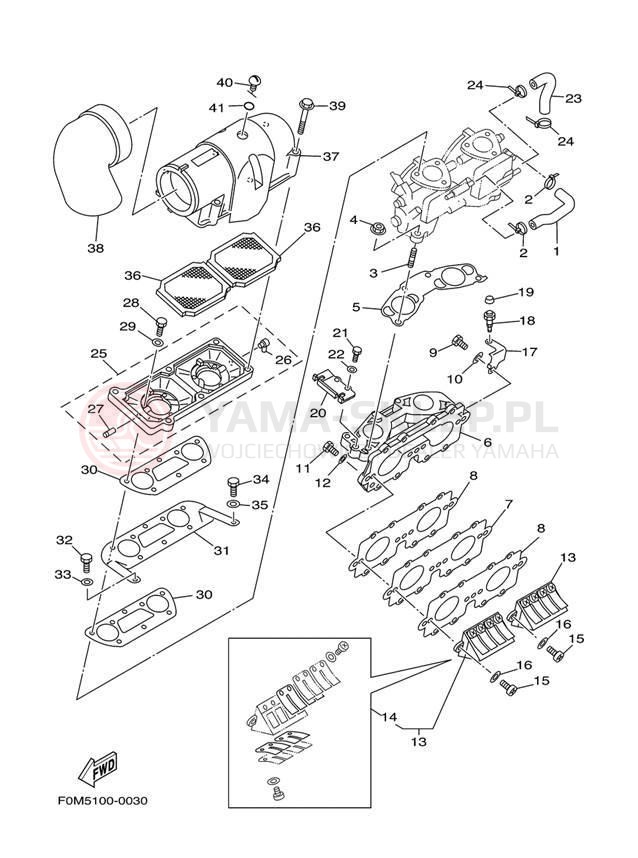 Schemat "Wtrysk paliwa" do Yamaha XL700 XL700Y
