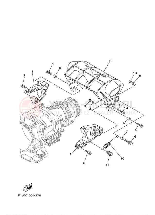Schemat "JET UNIT" do Yamaha WAVERUNNER FZR GX1800K