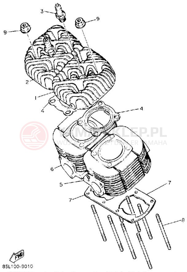 Schemat "cylinder" do Yamaha OVATION LE CS340ET