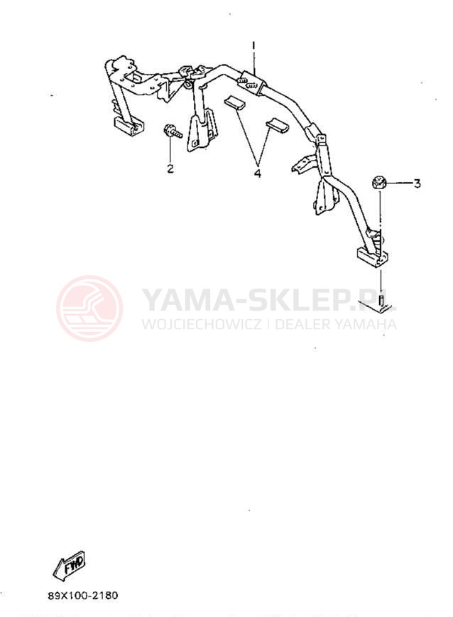 Schemat "STEERING GATE" do Yamaha ENTICER II LT ET410TRV