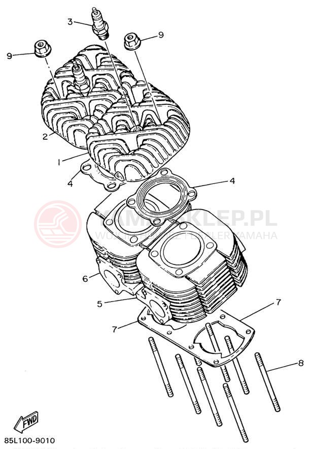 Schemat "cylinder" do Yamaha OVATION LE CS340EC