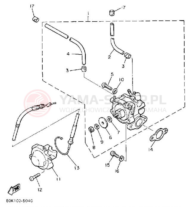 Schemat "Pompa olejowa" do Yamaha PHAZER II ST PZ480STR