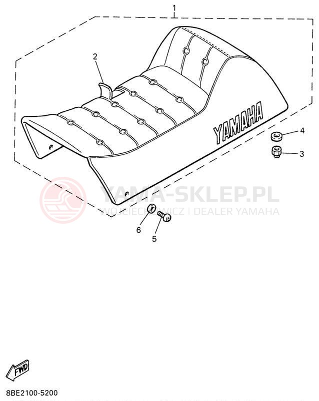 Schemat "siedzenie" do Yamaha OVATION LE CS340EW