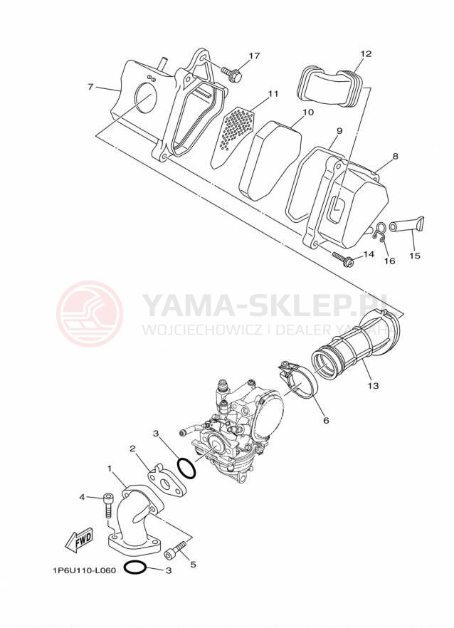 Schemat "Wtrysk paliwa" do Yamaha TTR50E TTR50EF