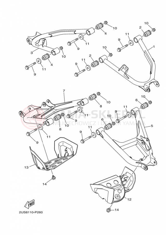 Schemat "wahacz" do Yamaha VIKING VI EPS SE YXC700PSFS