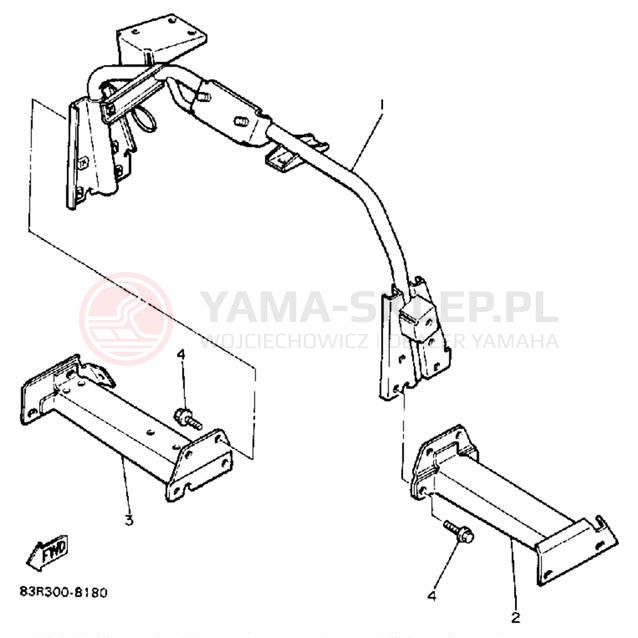 Schemat "STEERING GATE" do Yamaha VK540 VK540EN